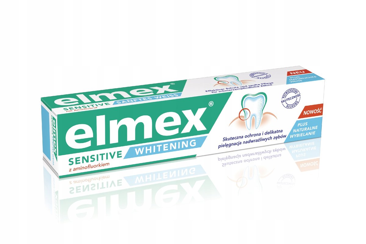 Empik ELMEX SESITIVE WHITENING PASTA DO ZĘBÓW WYBIELAJĄCA 75 ML