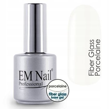 EM Nail, Baza z włóknem szklanym, Porcelaine, 15ml - EM Nail