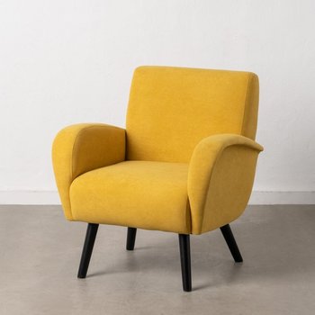 Emaga Fotel 72 x 71 x 81 cm Tkanina syntetyczna Drewno Żółty - Inny producent