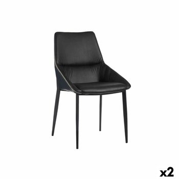 Emaga Fotel Pleciony Niebieski Czarny Stal 50 x 87 x 61 cm (2 Sztuk) - Inny producent