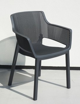 Emaga KETER Fotel ogrodowy plastikowy ELISA - 63 x 58 x 79 cm - Inny producent