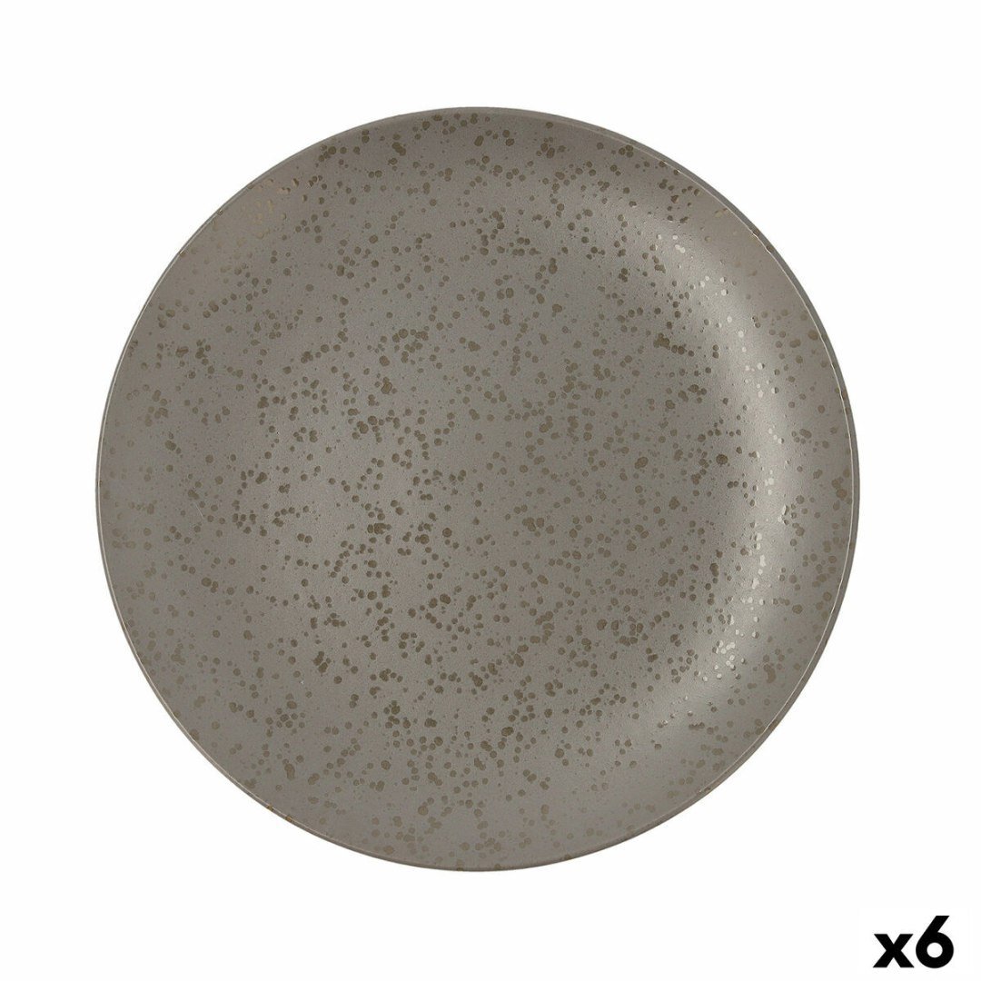 Zdjęcia - Komoda Ariane Emaga Plochá doska  Oxide Ceramika Szary  (6 Sztuk) (Ø 31 cm)