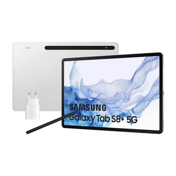 Emaga Tablet Samsung Galaxy Tab S8 Plus 5G Srebrzysty 5G 8 GB 128 GB 8 GB RAM - Samsung Electronics