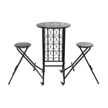 Emaga Zestaw Stołowy z 2 Krzesłami DKD Home Decor Beer Garden Metal (3 pcs) - DKD Home Decor