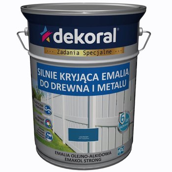 Emalia Olejno-Alkidowa Emakol Strong Lazurowy 5L Dekoral - dekoral