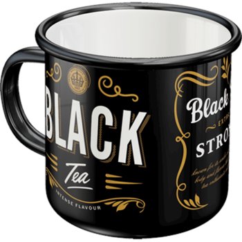 Emaliowany Kubek Black Tea - Nostalgic-Art Merchandising Gmb