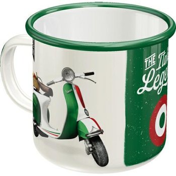 Emaliowany Kubek Vespa Italian - Nostalgic-Art Merchandising Gmb