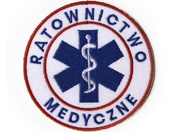 Emblemat Ratownictwo Medyczne Koło Białe - Polska Firma
