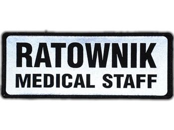 Emblemat Ratownik Medical Staff Odblaskowy Na Rzepie 13 X 5 Cm Nowy - Polska Firma