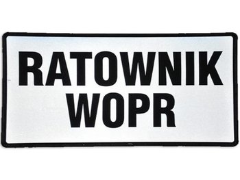 Emblemat Ratownik Wopr Odblaskowy Na Rzepie 31 X 15 Cm Nowy - Polska Firma