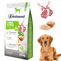 Eminent Lamb & Rice 26/14 jagnięcina z ryżem 15kg ulepszona receptura