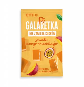 Emix Fit Galaretka Bez Cukru O Smaku Mango-Marakuja 25 G - Emix