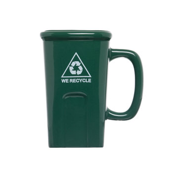 Empeak Kubek recykling 380ml, zielony - Empik