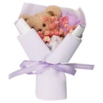 Empik Gifts Bukiet z misiem, Fioletowy Empik Gifts