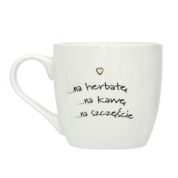 Empik Gifts Kubek porcelanowy Serduszko … na herbatę … 430 ml, biały - Empik