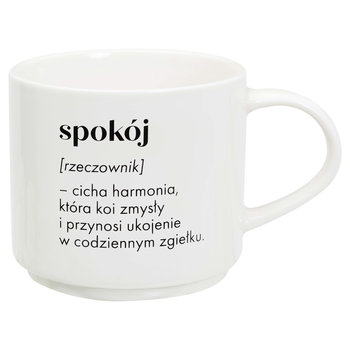 Empik Gifts – Kubek porcelanowy „Spokój” 480 ml - Empik