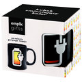 Empik Gifts, Kubek Zmieniający Kolor, Bateria, Czarny, 330 ml - Empik