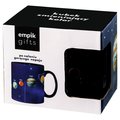 Empik Gifts, Kubek Zmieniający Kolor, Kosmos, Czarny, 330 ml - Empik