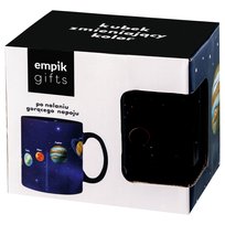 Empik Gifts, Kubek Zmieniający Kolor, Kosmos, Czarny, 330 ml