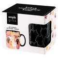 Empik Gifts, Kubek Zmieniający Kolor, Koty, Czarny, 330 ml - Empik