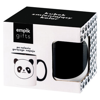 Empik Gifts, Kubek Zmieniający Kolor, Panda, Biały, 330 ml - Empik