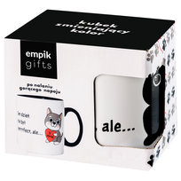 Empik Gifts, Kubek Zmieniający Kolor, Pies, Biały, 330 ml