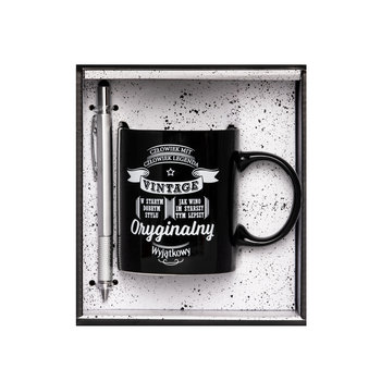 Empik, Kubek i Długopis Multitool, Vintage, 300 ml - Empik