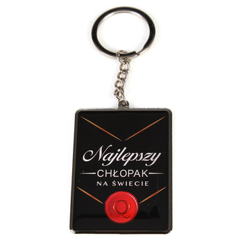 EMPIK S.A.Brelok 2, Dzień Chłopaka, Najlepszy CHŁOPAK na świecie, wymiary: 6 x 4 cm - Empik