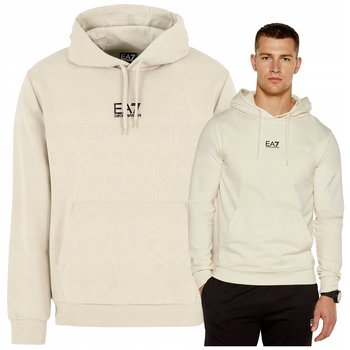 Emporio Armani EA7 Ecru Bluza Męska z kapturem Sportowa PREMIUM Ładna Emporio Armani EA7 Ecru Bluza Męska z kapturem Sportowa PREMIUM Ładna r.XXL - Emporio Armani