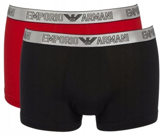 Emporio Armani EMPORIO ARMANI ORYGINALNE BOKSERKI MĘSKIE 2-PACK L (BEZ OPAKOWANIA)