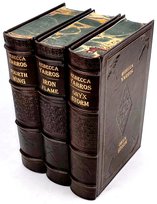 Empyrean Trilogy (Iron Flame, Fourth Wing, Onyx Storm) – Deluxe Full Leather Bound Set Yarros Rebecca