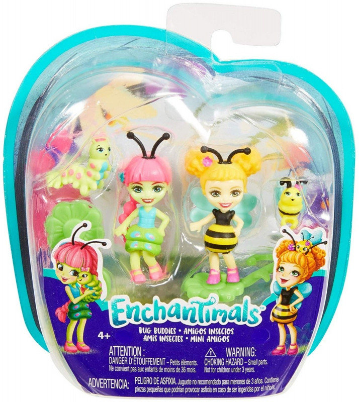 Enchantimals, figurki Gąsienica i Pszczoła