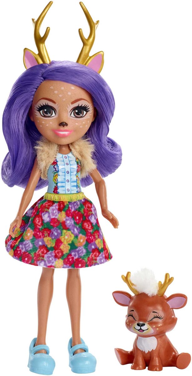 Enchantimals, lalka, Danessa Deer & Sprint, DVH87/FXM75