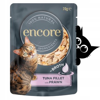 Encore mokra karma dla kota filet z tuńczyka i krewetki saszetka 70g - Encore
