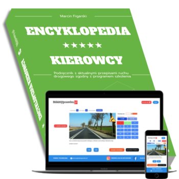 Encyklopedia kierowcy kat. C. Podręcznik + TESTY 2024 ( PRAWO JAZDY ) - Inny producent
