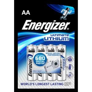 Energizer Bateria LITHIUM AA L91, blister 3+1szt. - Energizer