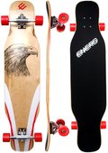 Enero, Deskorolka Longboard, Eagle, 41,5x9,5", brązowy - Enero