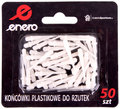 Enero, Końcówki do rzutek Dart, białe 50szt. - Enero
