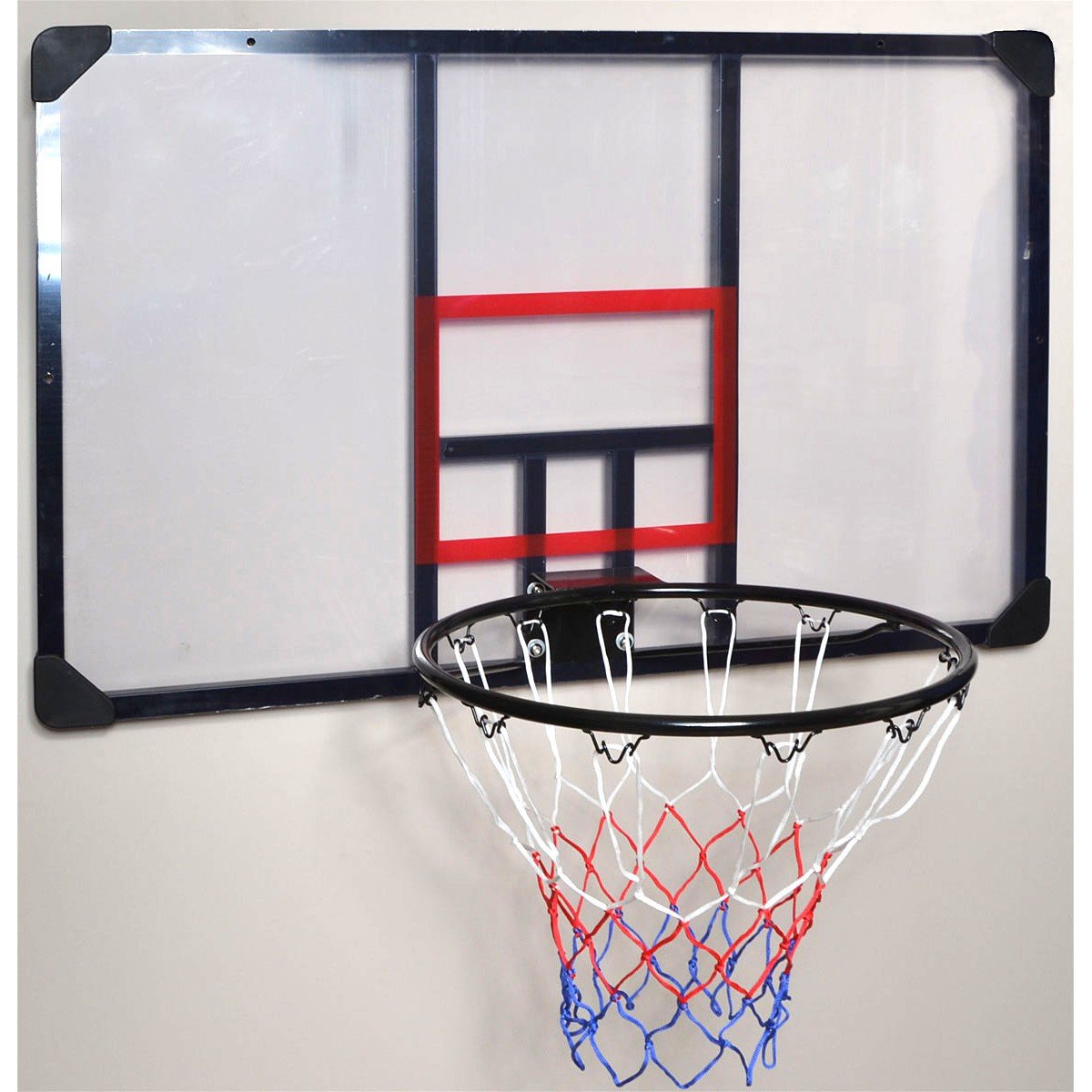 Фото - Баскетбольне кільце ENERO , Tablica do koszykówki + obręcz, biały, 112x72cm 