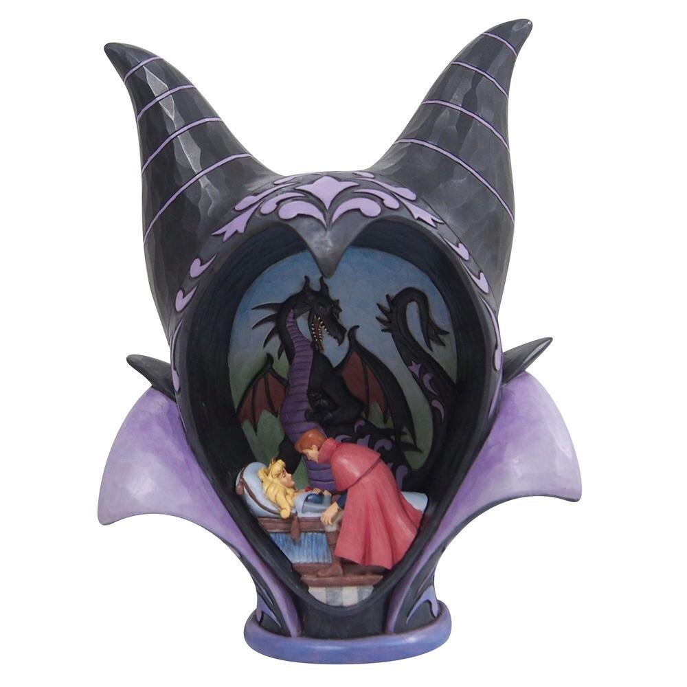 Фото - Фігурки / трансформери Enesco Disney Traditions Maleficent Headdress Scene Figurka Standard Black 