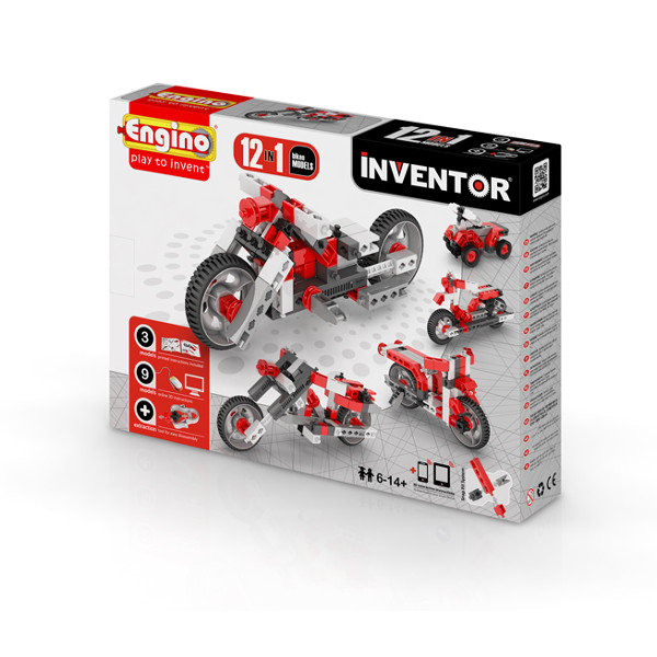 Engino Inventor, klocki konstrukcyjne 12w1 Motorbikes