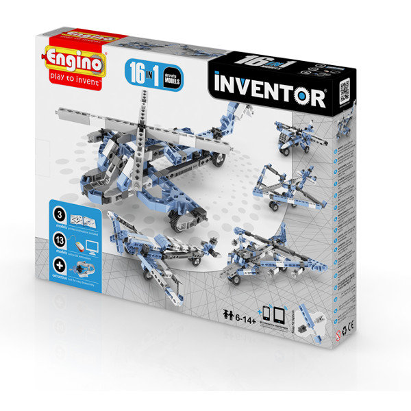 Engino Inventor, klocki konstrukcyjne 16w1 Aircrafts
