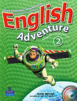 English Adventure 2. Podręcznik i zeszyt ćwiczeń + CD + DVD - Worral Anne