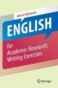 English for Academic Research: Writing Exercises - Wallwork Adrian