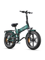 ENGWE ENGINE PRO 2.0 Ebike Rower elektryczny 250W/25km/h, zasięg do 110km, składany, opona fat 20", pełne amortyzacja, Zielony ENGWE