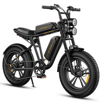 ENGWE M20 EBike elektryczny rower górski 20 cali wspomaganie jazdy zasięg 90km regulowana prędkość 25km/h,48V13Ah*2 Dwie baterie, Czarny ENGWE