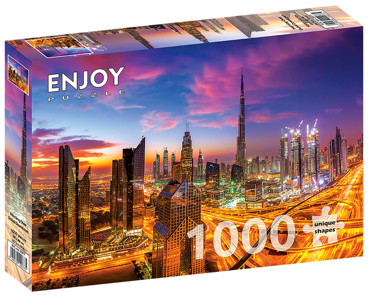Фото - Пазли й мозаїки ENJOY , Puzzle - Dubaj / Zjednoczone Emiraty Arabskie, 1000 el. 