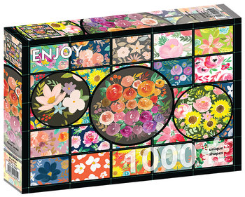 Enjoy, Puzzle - Kolorowe kwiaty, 1000 el.  - Enjoy