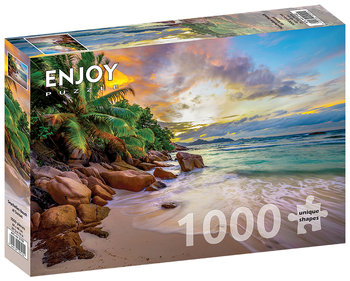 Enjoy, Puzzle - Plaża na Seszelach, 1000 el. - Enjoy