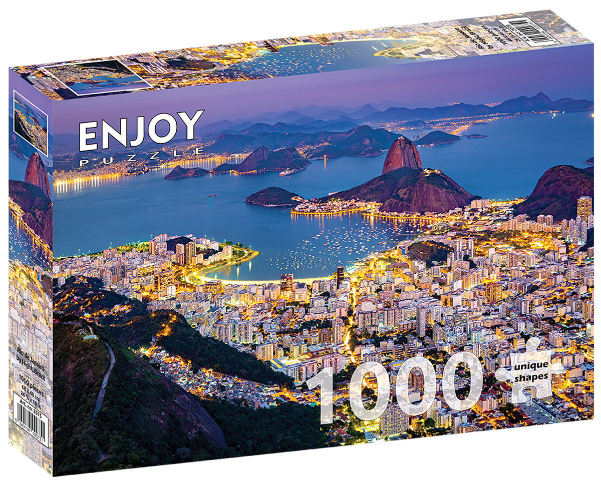Фото - Пазли й мозаїки ENJOY , Puzzle - Rio de Janeiro / Brazylia, 1000 el. 